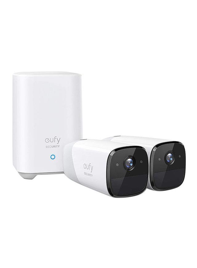 نظام كاميرا مراقبة منزلية - كاميرتين eufy Wireless Home Security Camera With 365 Days Battery - SW1hZ2U6NTM4Nzk2