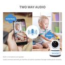 كاميرا المراقبة المنزلية الذكية 1080px أبيض WiFi Home Smart Camera - CRONY - SW1hZ2U6NjA1OTA3