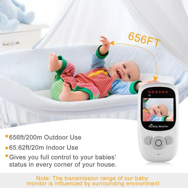 كاميرا مراقبة الاطفال ( 2.4" ) CRONY -  Baby Monitor Wireless Video Baby Monitor Camera - SW1hZ2U6NjAxNDk2
