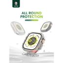 كفر ساعة ابل مع شاشة حماية - شفاف Green Lion Ultra Series Guard Pro Case Apple Watch 49mm - SW1hZ2U6OTQ2MjU1