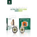 كفر ساعة ابل مع شاشة حماية - شفاف Green Lion Ultra Series Guard Pro Case Apple Watch 49mm - SW1hZ2U6OTQ2MjU5