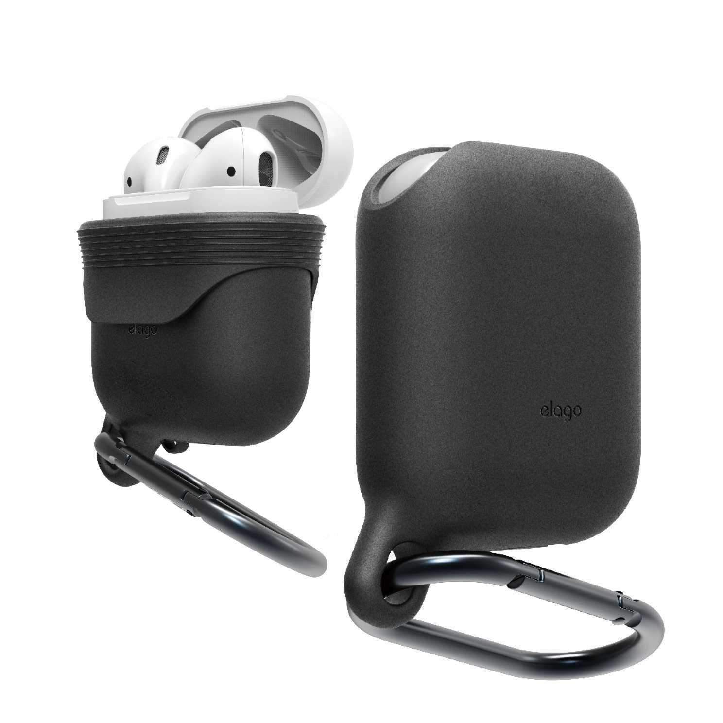 Elago Custodia Impermeabile Per AirPods Pro – Protezione 360° Con Sigillatura, Antiurto E Anti Polvere, Con Moschettone (Nightglow Blu)