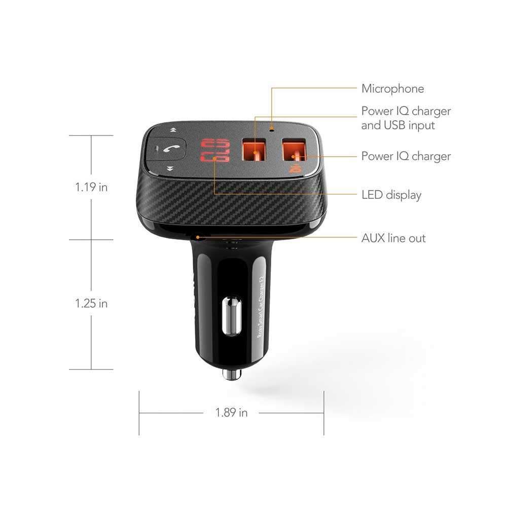 Order Anker Roav Smart Car Charger Un Black Now!