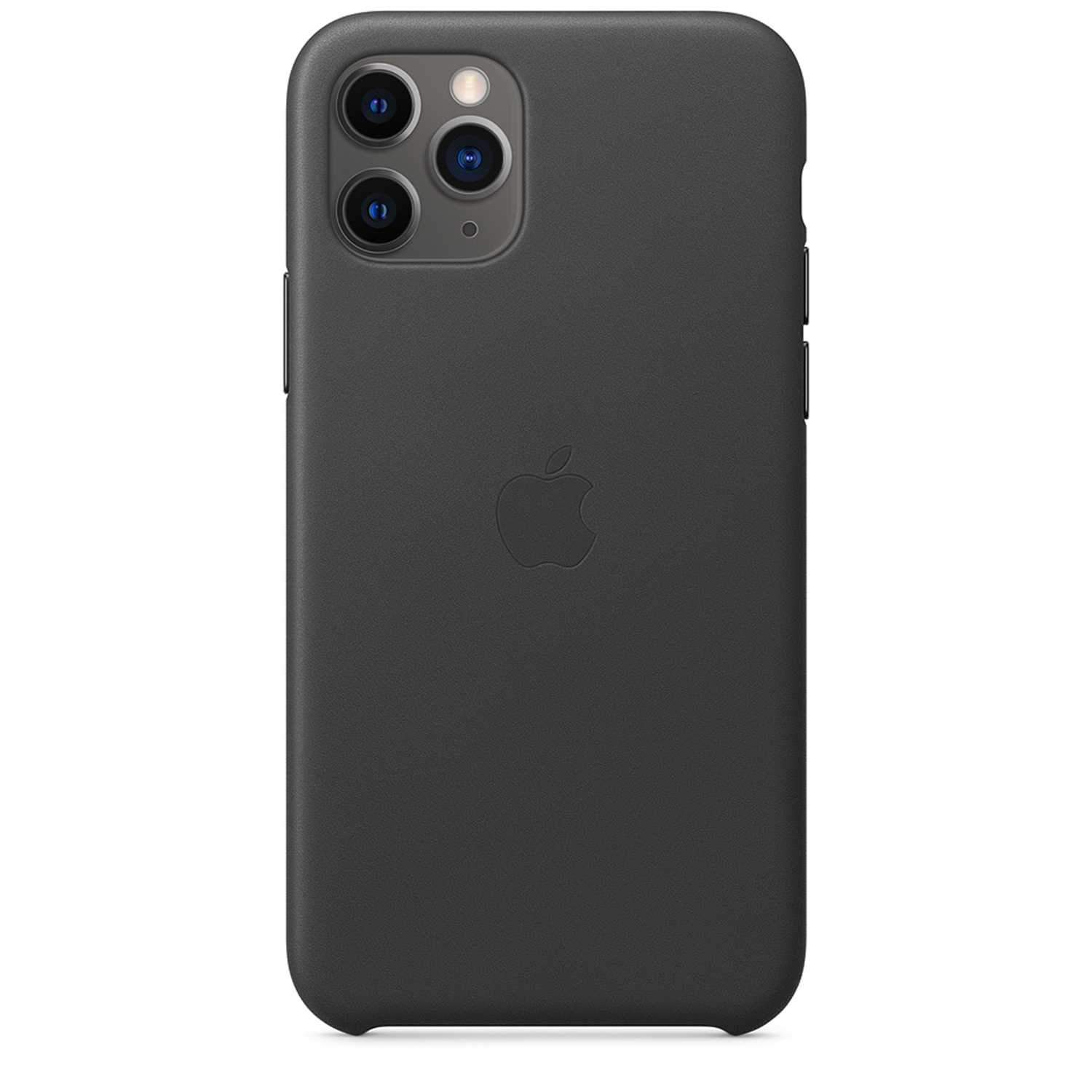 apple iphone 11 pro leather case black Jomla.ae