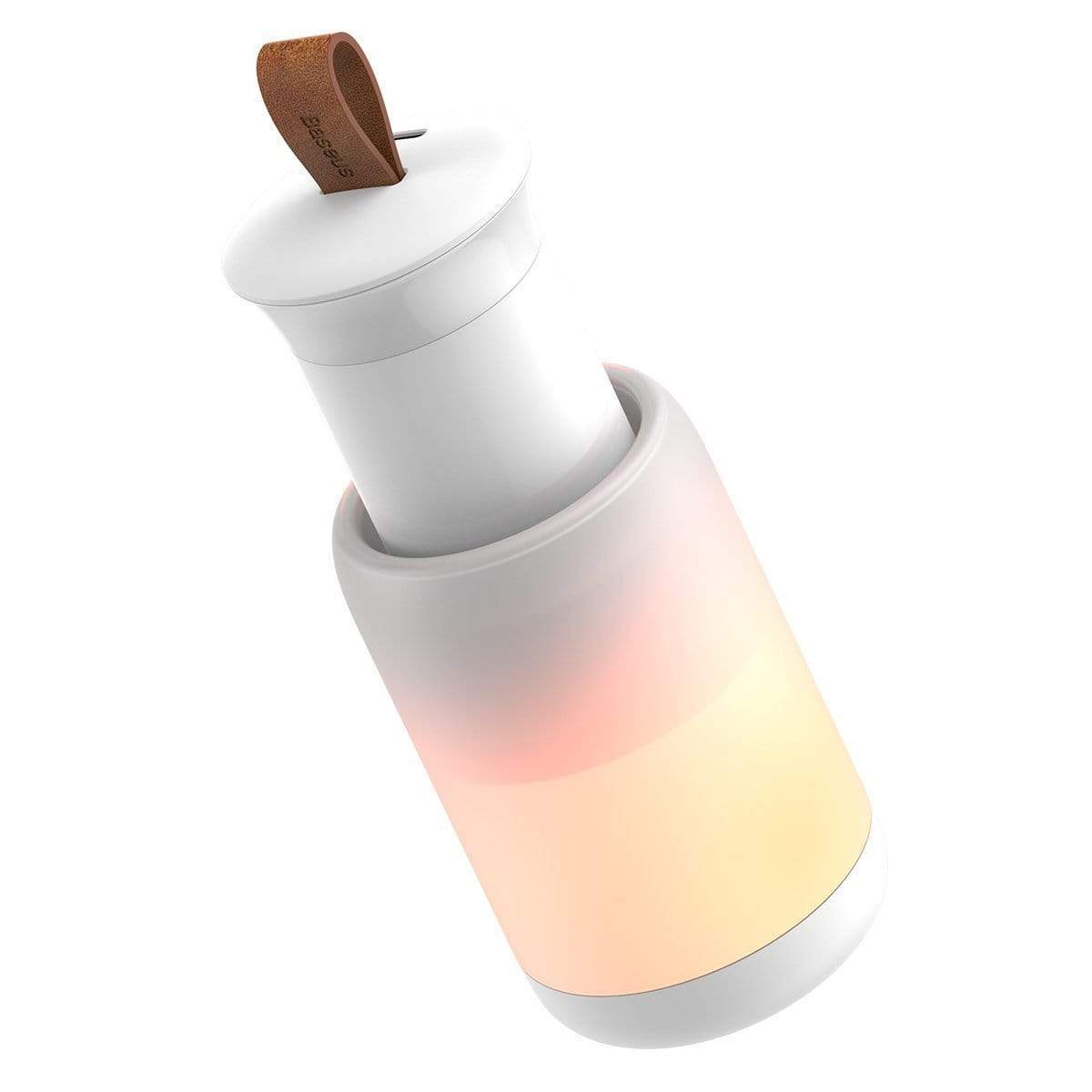 baseus starlit night car emergency light pull out design white Jomla.ae