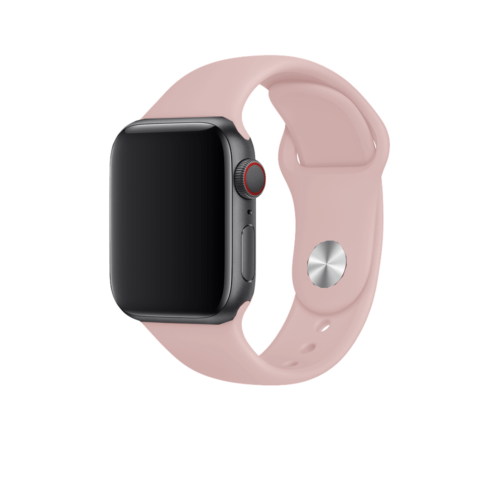حزام ساعة behello apple watch 38 40mm silicone strap زهري jomla ae