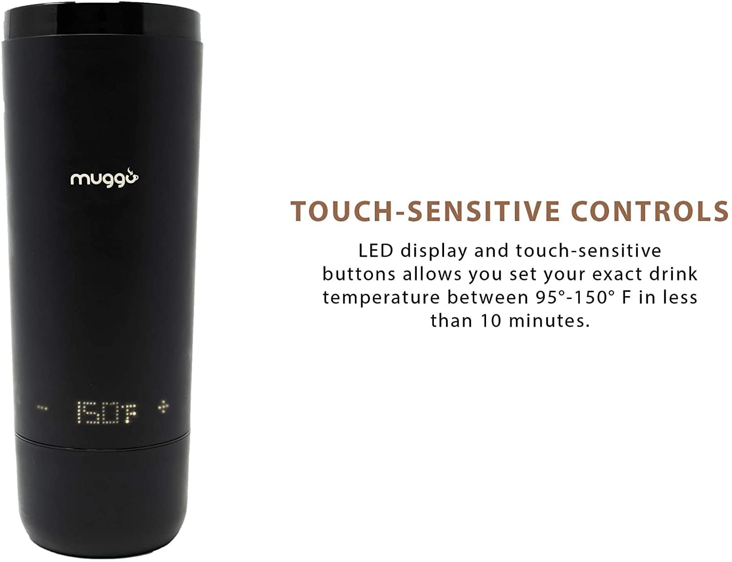 Muggo - Smart Self-Heating Travel Mug by OUISMART 