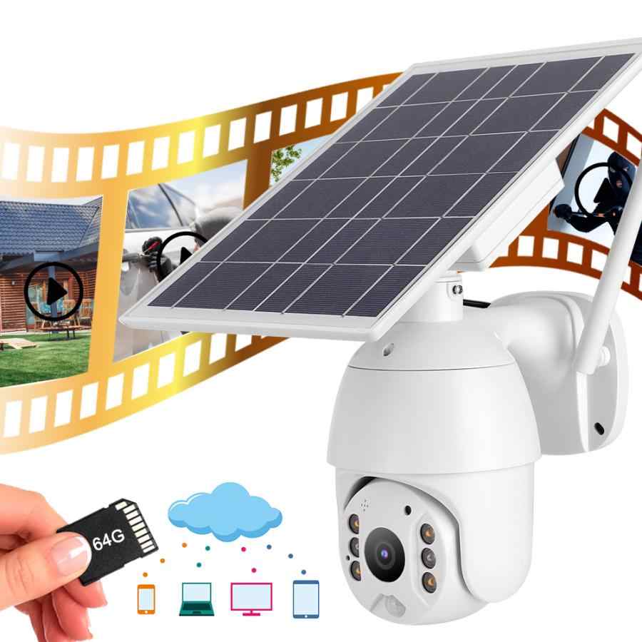 Order Generic intelligent solar energy alert ptz camera wifi