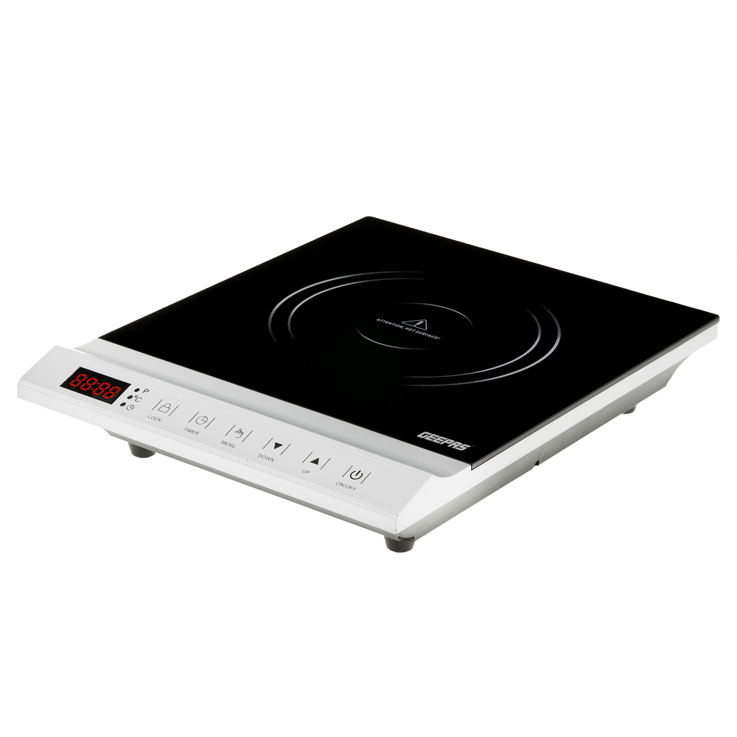 Geepas GIC33011UK 2000W Programmable Induction Cooker for Fast and