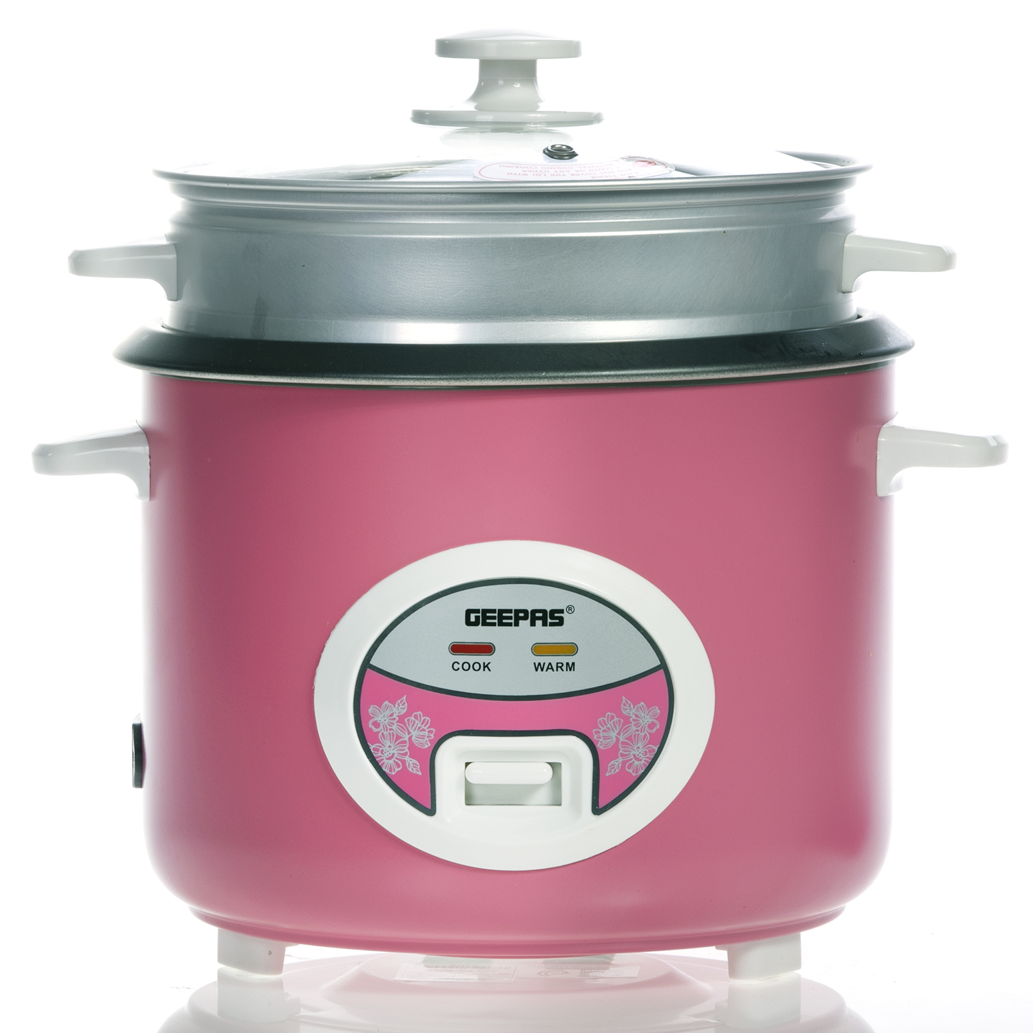 Geepas GRC35018UK 1.8L Rice Cooker with Steamer - 700W - Non-Stick ...