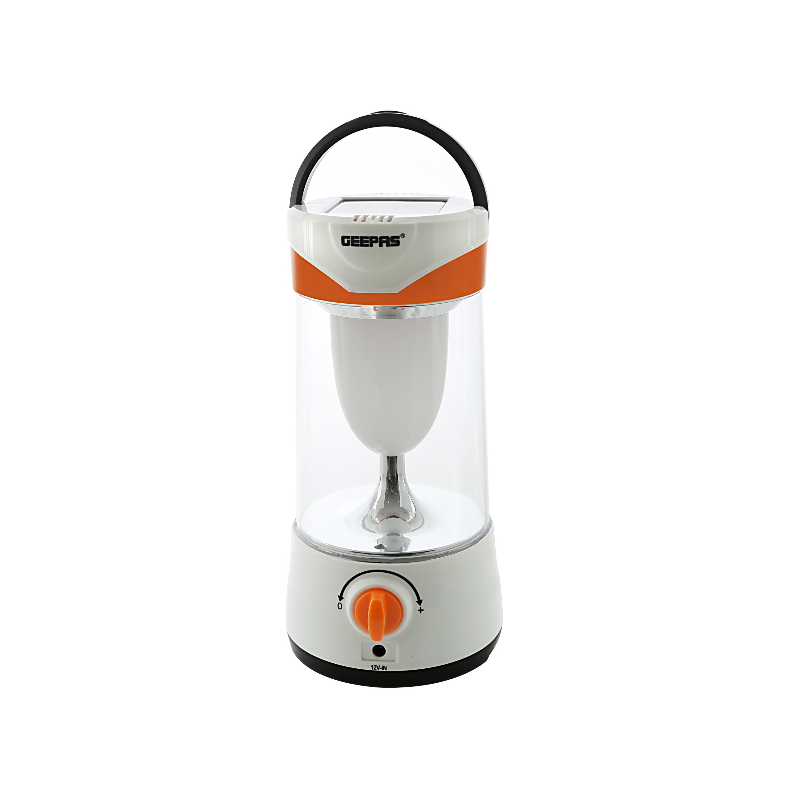 Geepas GSE5589 Rechargeable Solar LED Lantern MultiFunctional Camping Emergency Lantern