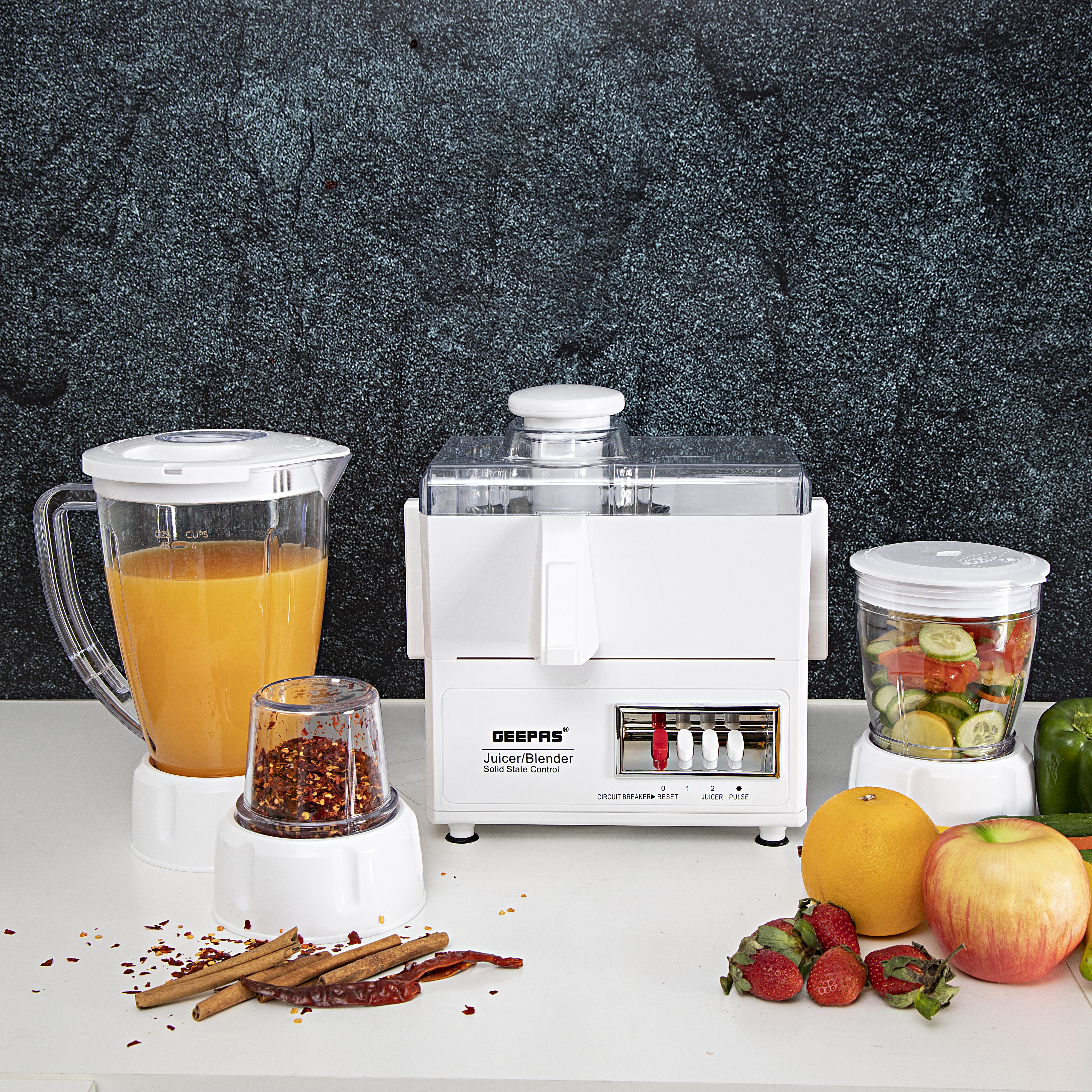 Order Geepas 4-in-1 Food Processor Juicer Multi-functional