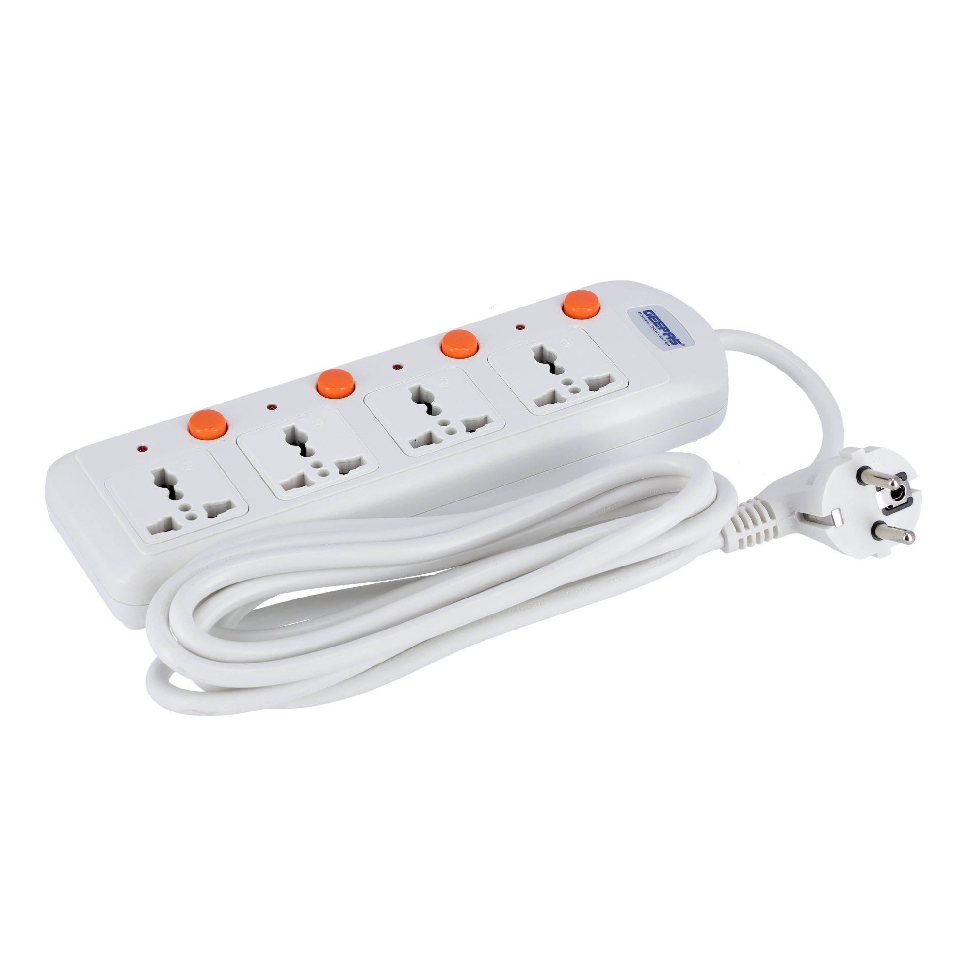 Order Geepas 4 Way Extension Board VDE Plug with Individually On/Off ...