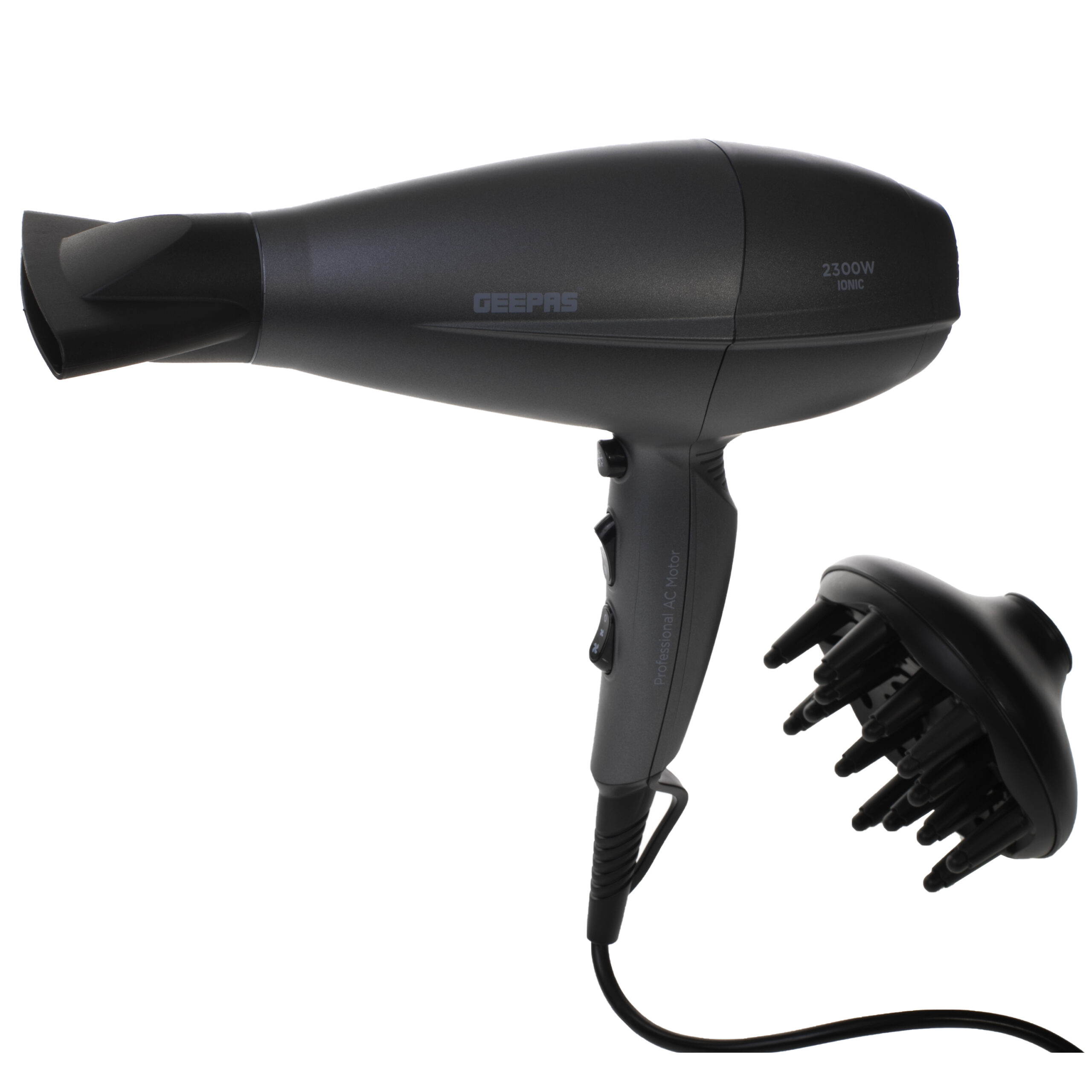 Geepas GHD86021UK 2300 Watt Powerful Hair Dryer with 2Speed and 3