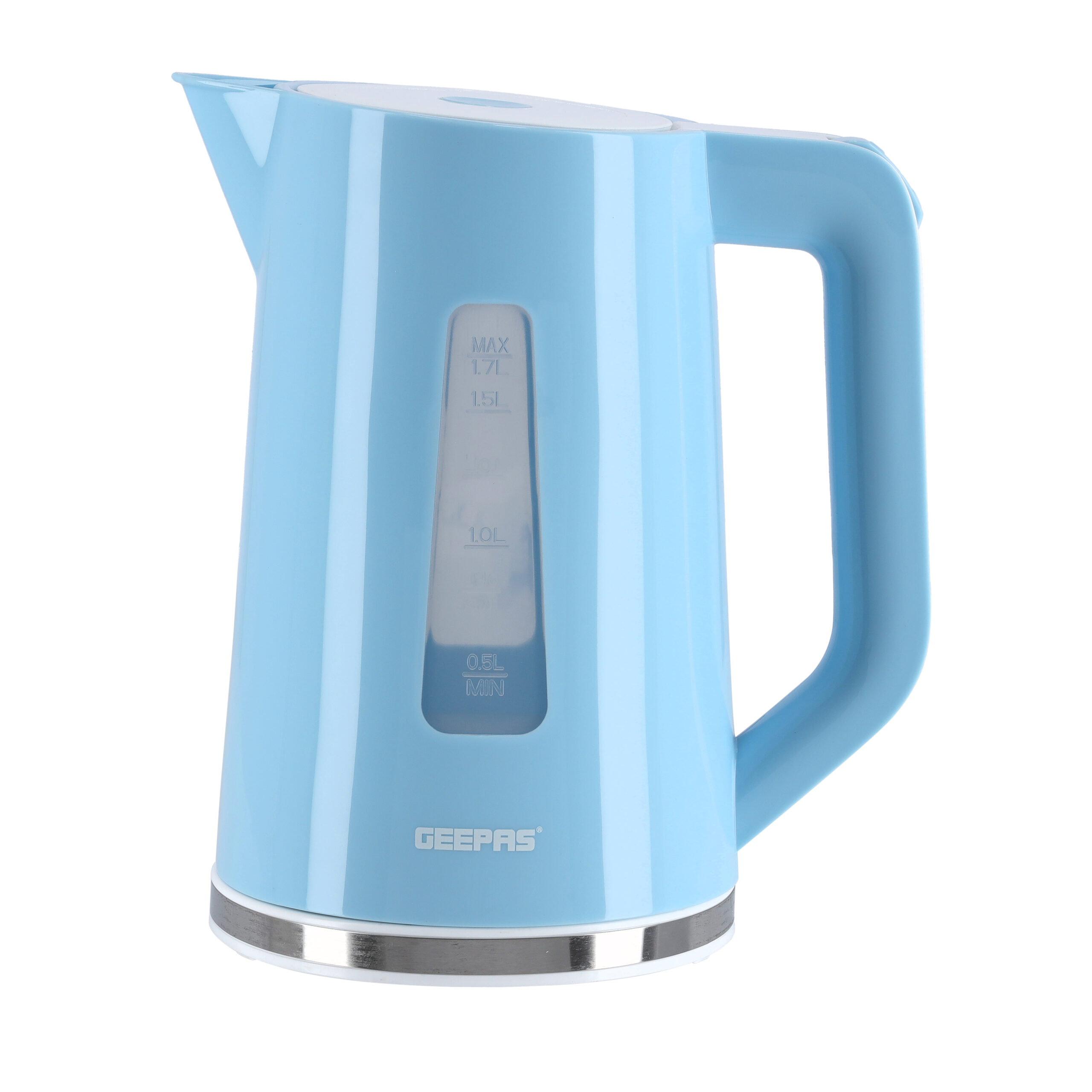 Geepas 1.7L Cordless Electric Kettle - Safety Lock, Boil Dry Protection ...