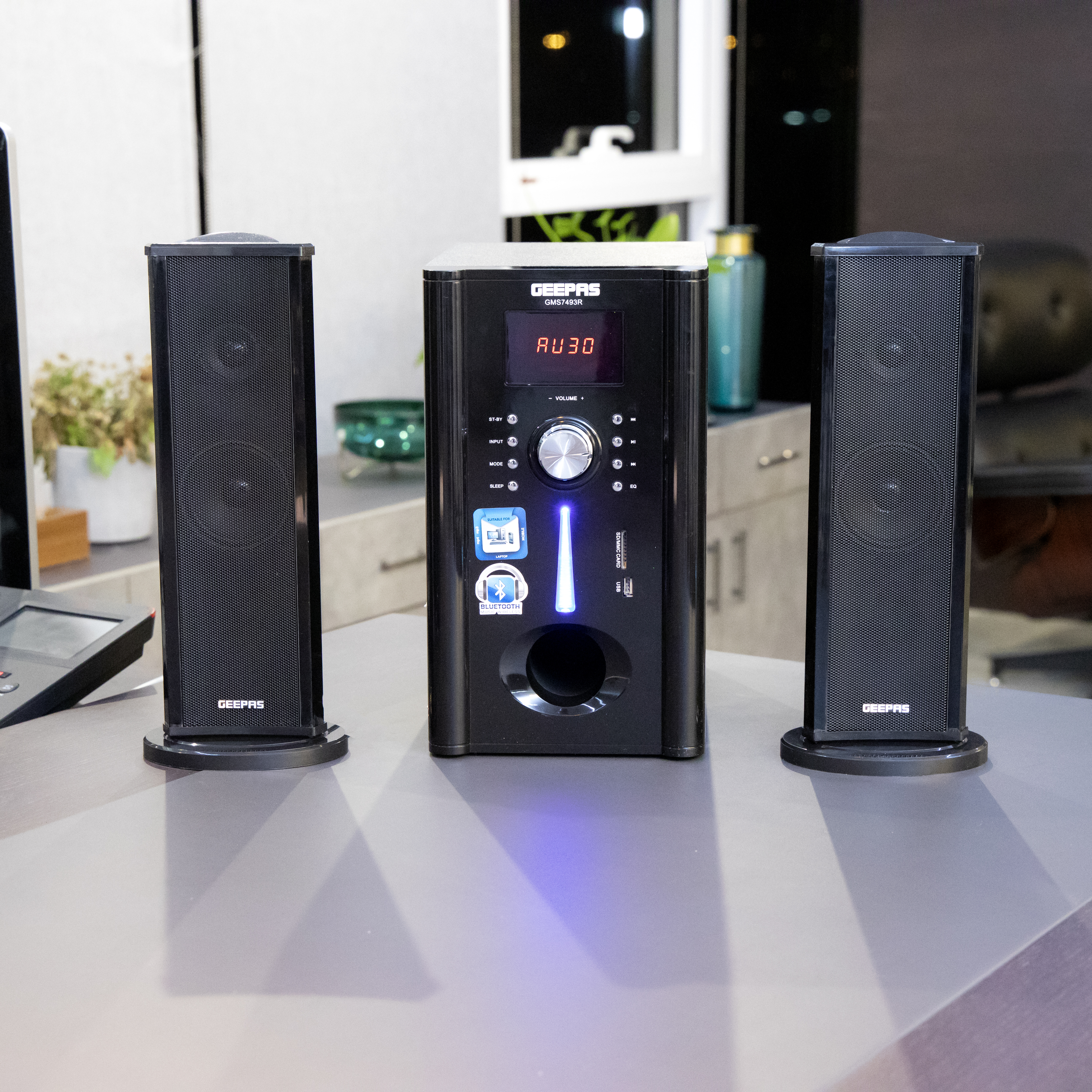 Subwoofer Geepas Home Theatre Bluetooth Geepas Wireless Sound Bar