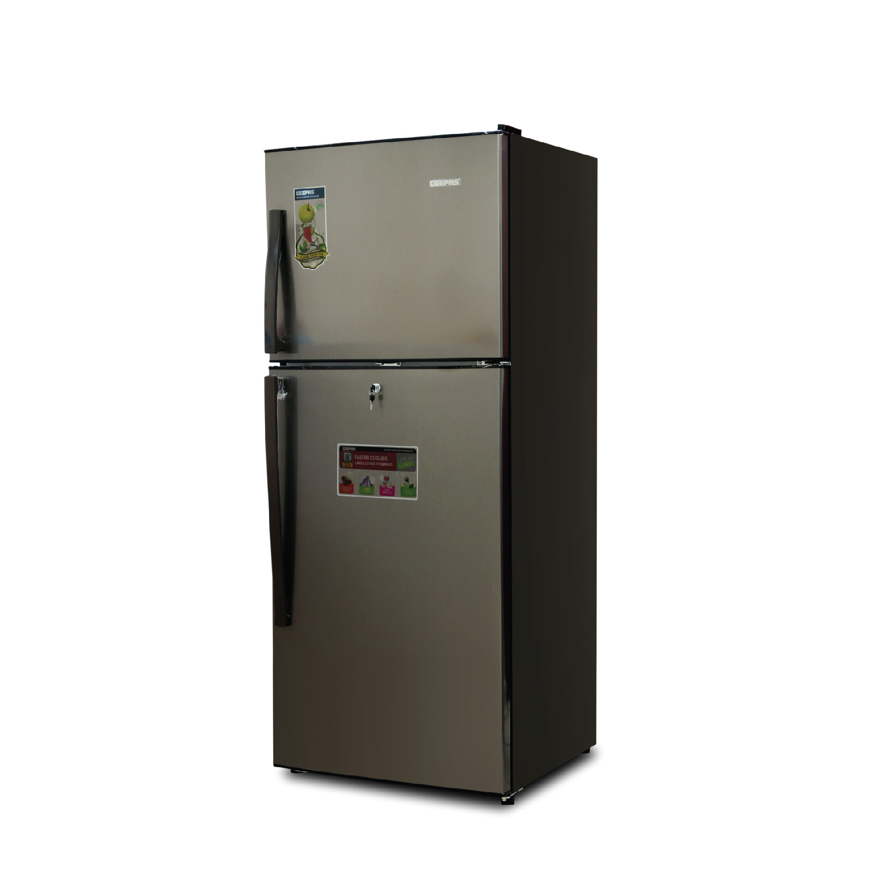 Order Geepas Double Door No Frost Refrigerator, 510L Now! Jomla.ae