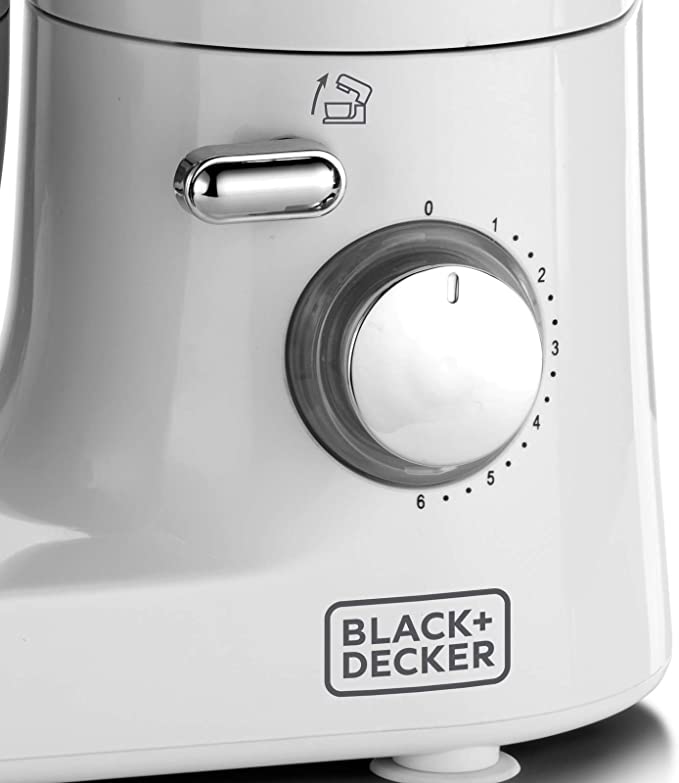 BLACK DECKER Black Decker 1000W 6 Speed Stand Mixer with Stainless