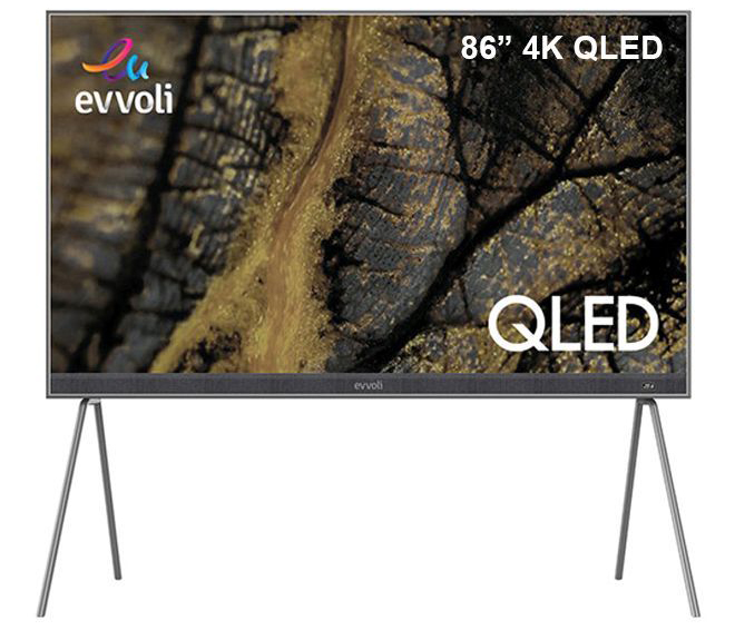 evvoli 86 Inch 4K QLED Android Smart Tv With Built In Evvo Sound bar ...