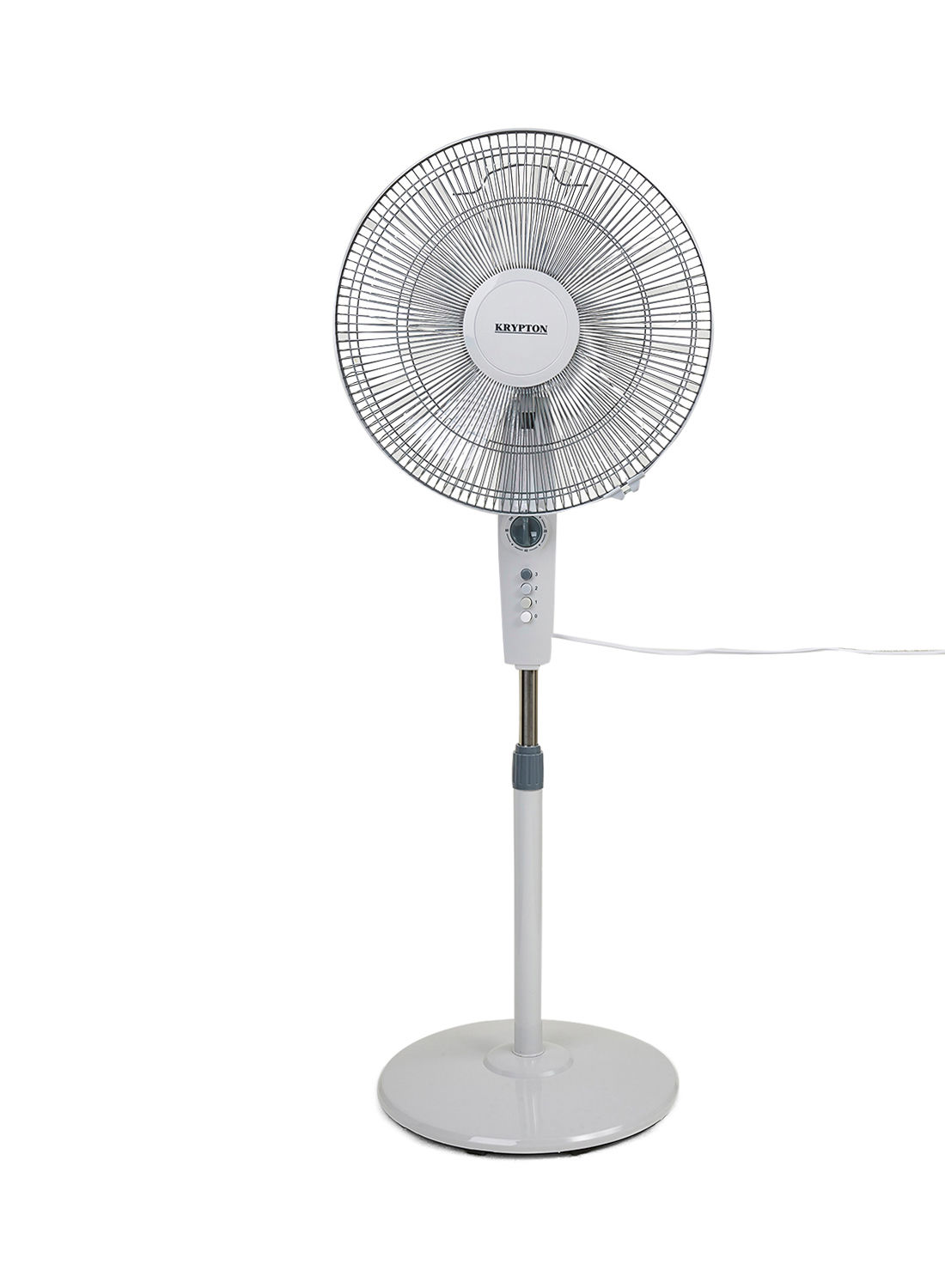 Krypton Portable Stand Fan 16 inch KNF6112 White | Jomla.ae