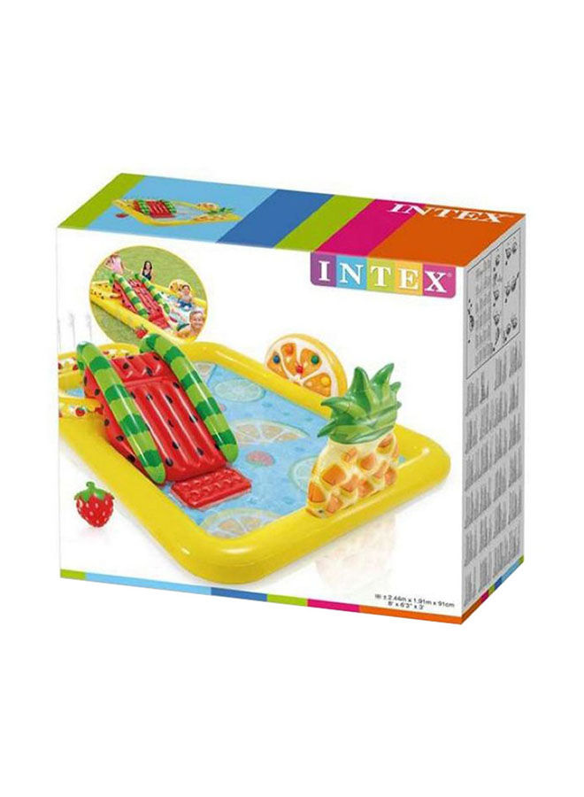 Sol Aire De Jeux Aire De Jeux Gonflable Intex Fun'N Fruity - Piscine Bébé Fraise Intex 57161ep