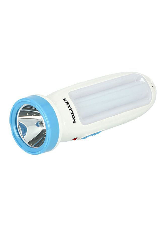 Order Krypton Rechargeable LED Flashlight White/Blue Now! | Jomla.ae