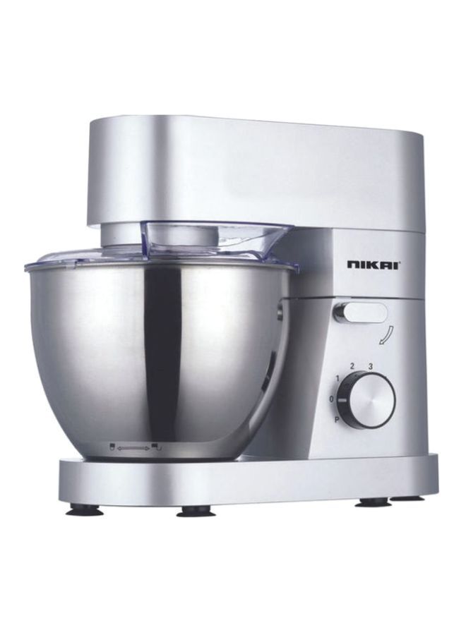 NIKAI Stand Mixer Metalic Spray Finish 6 l 1200 W NSM650A1 Silver
