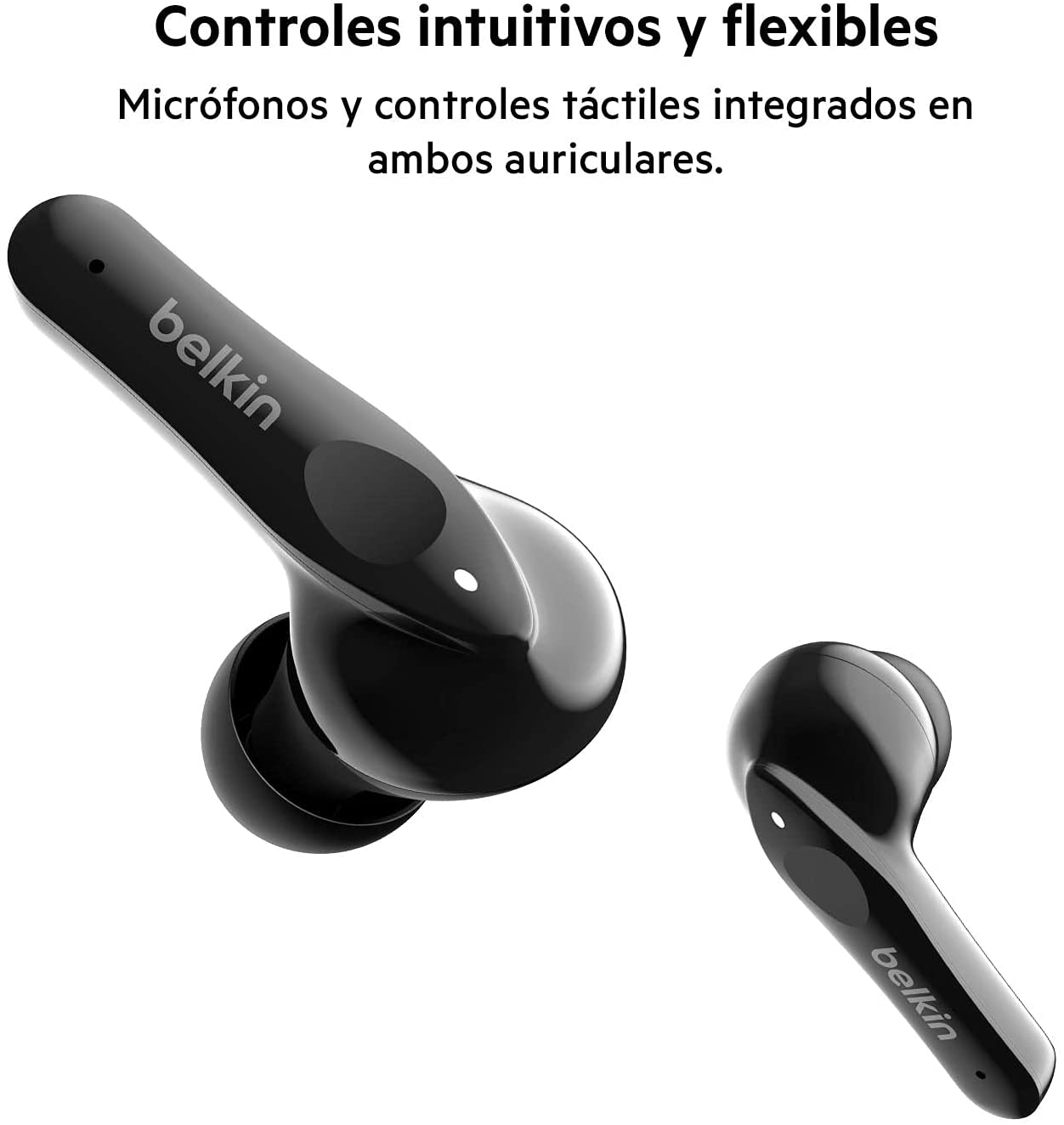 Belkin Soundform Move Plus True Wireless Earbuds - Black/Gray