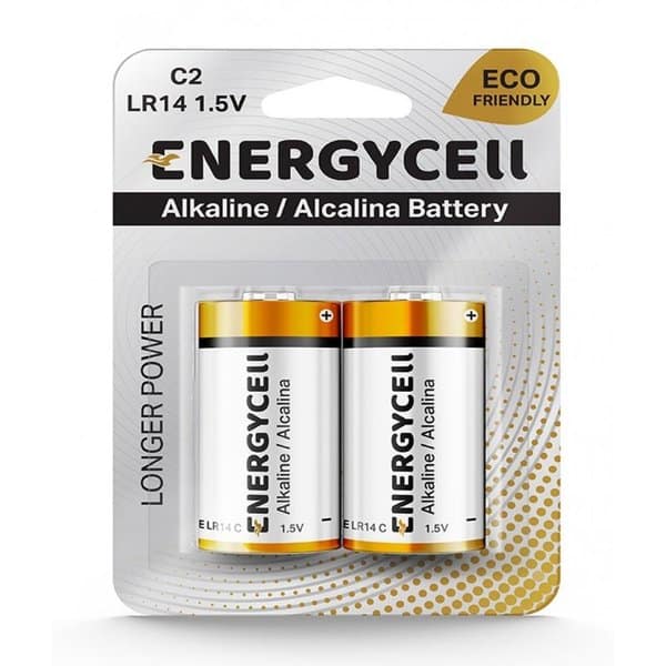 2 Pack C Cell LR14 1.5V Alkaline Battery for Electronic Toys