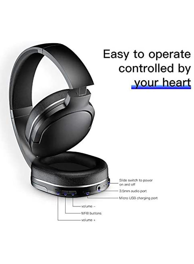 Baseus Encok D02 Wireless Bluetooth 5.0 Headphone Black Jomla.ae