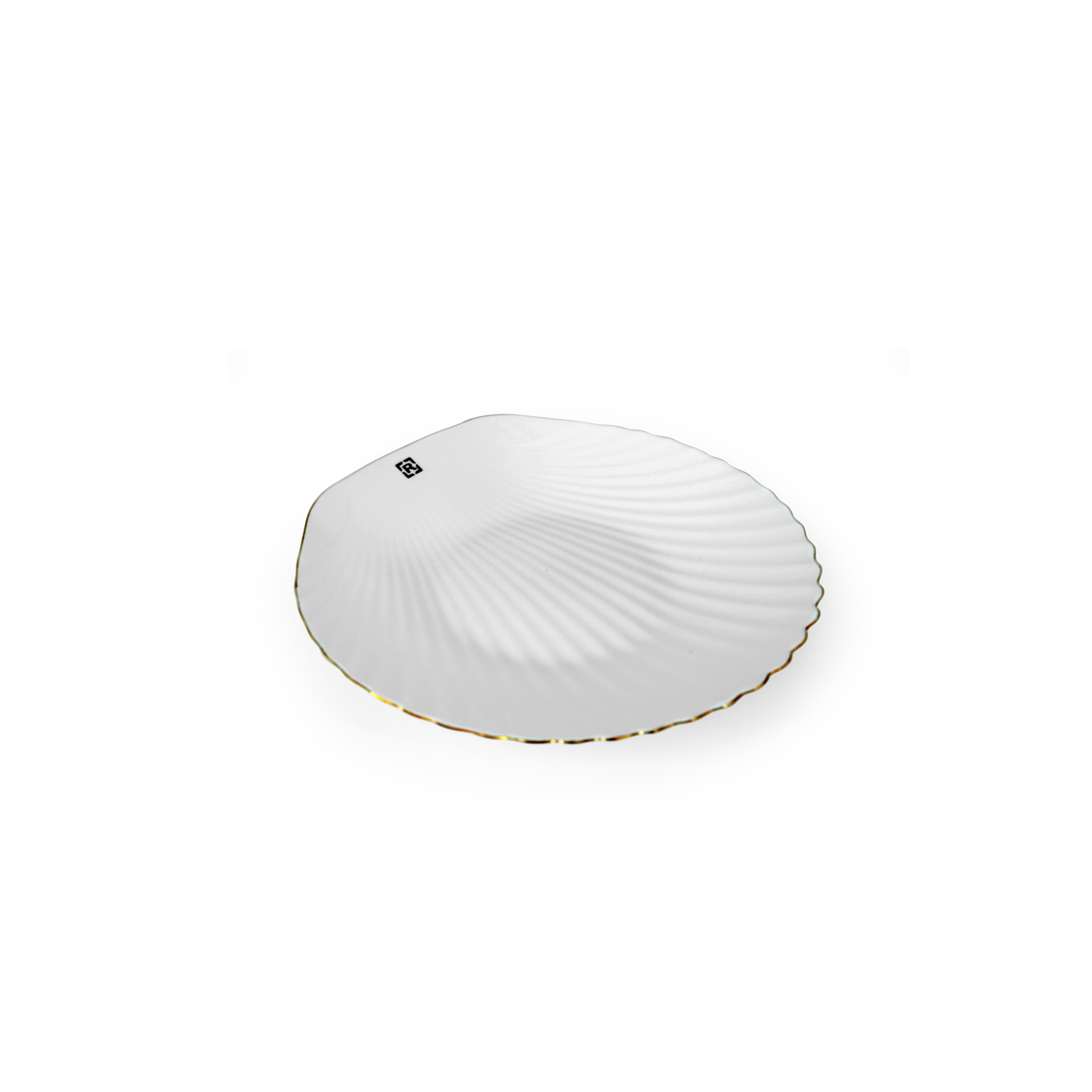 Order Royalford 9-Inch Opal Ware Shell Golden Rim Soup Plate - Deep ...