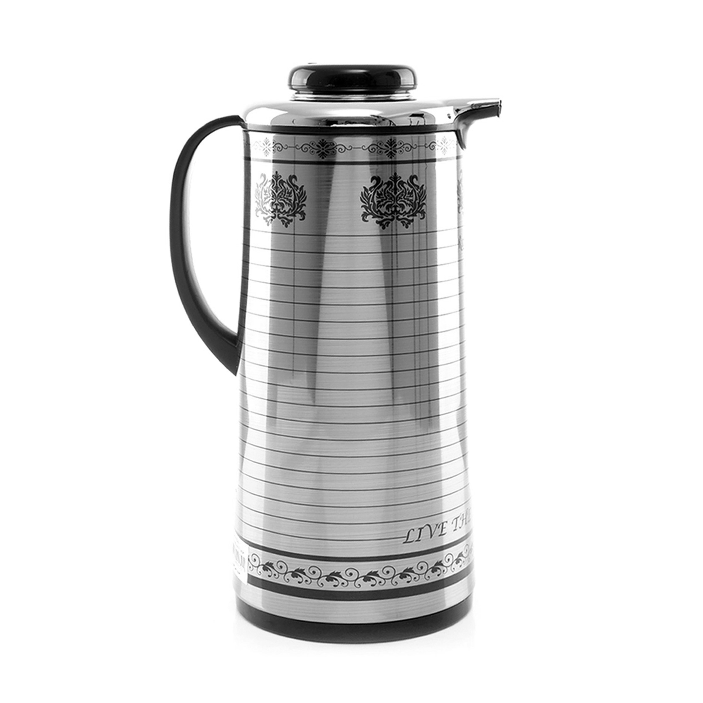 Royalford 1.6L Stainless Steel Vacuum Flask Heat Insulated Thermos For Keeping Hot/Cold Long