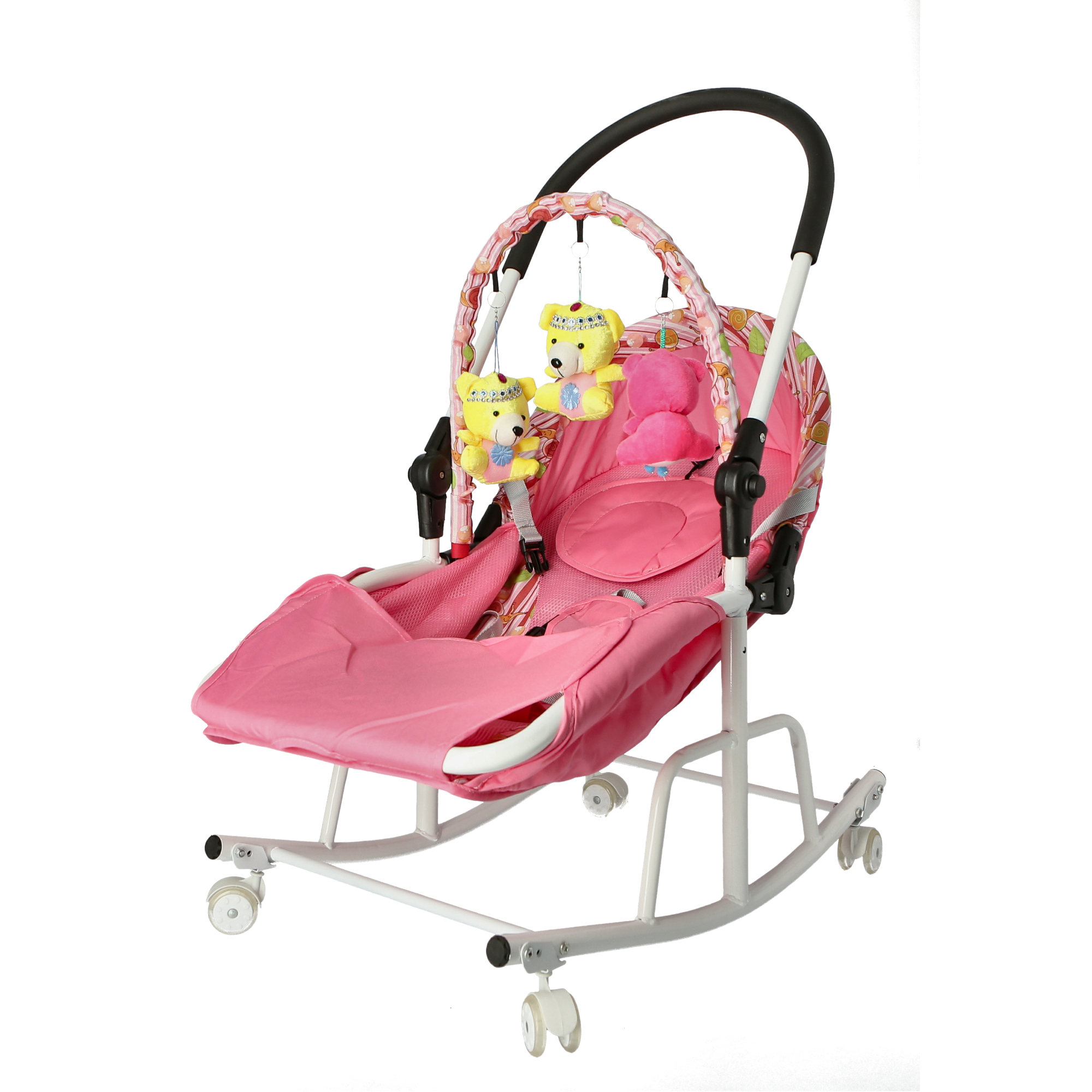 Order Baby Plus BP9007PINK Baby Bouncer Comfortable Seat Safe
