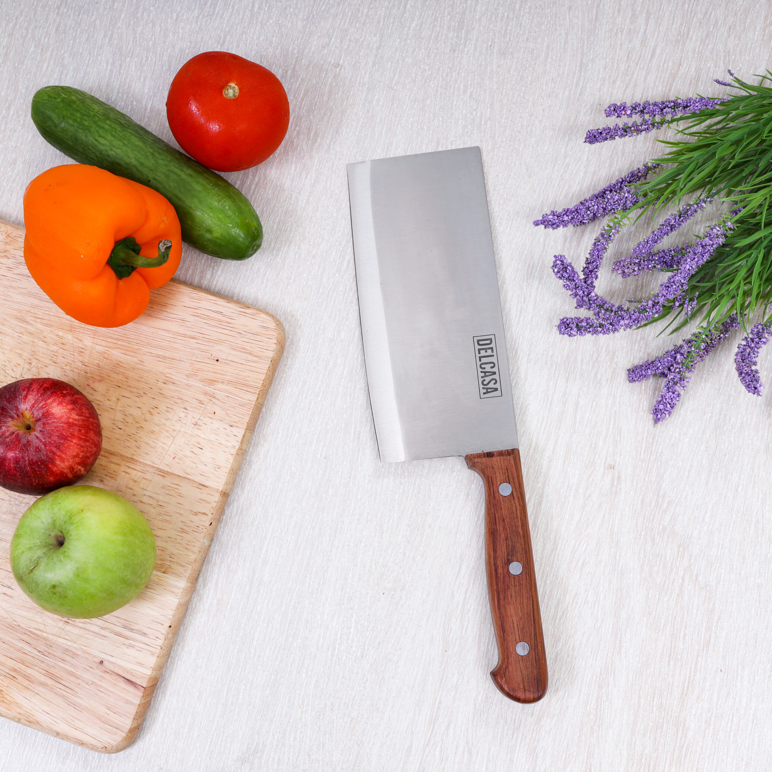 Delcasa 7 Kitchen Knife with Comfortable Handle - Razor Sharp