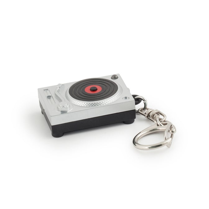 Order Kikkerland TurnTable Light-Up Keychain Stylish Keyholder
