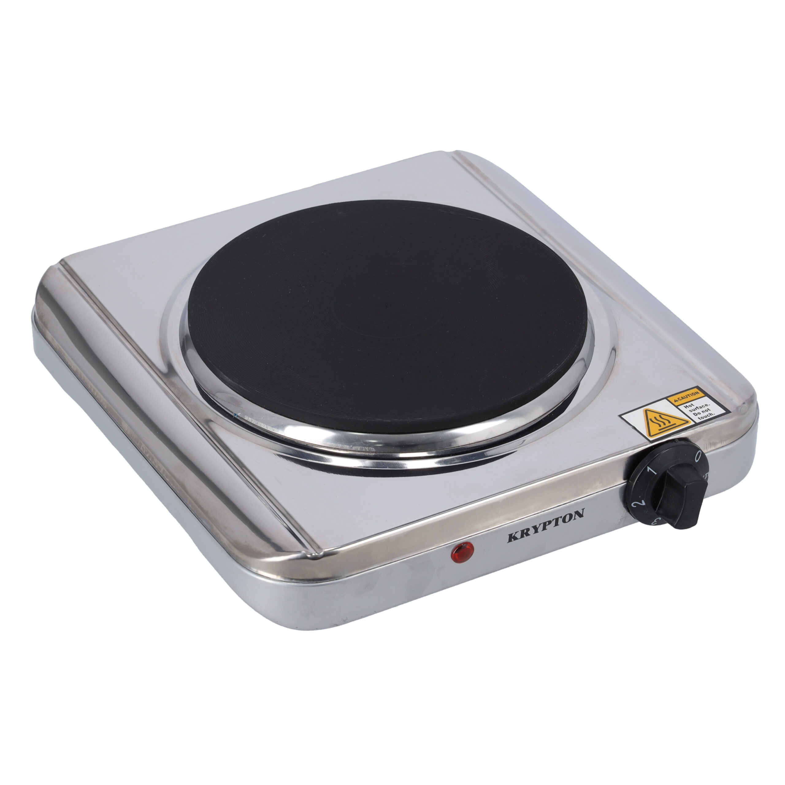 Krypton Stainless Steel Hot Plate, 185mm, KNHP6289 Single Plate