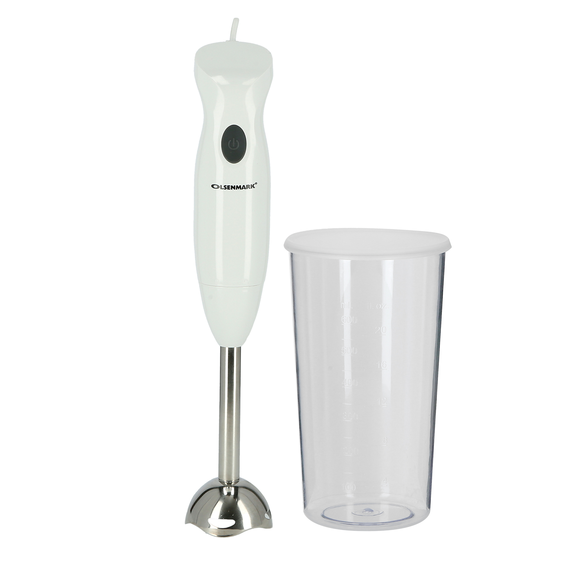 Olsenmark OMHB2285 Hand Blender, 200W Stainless Steel Blade