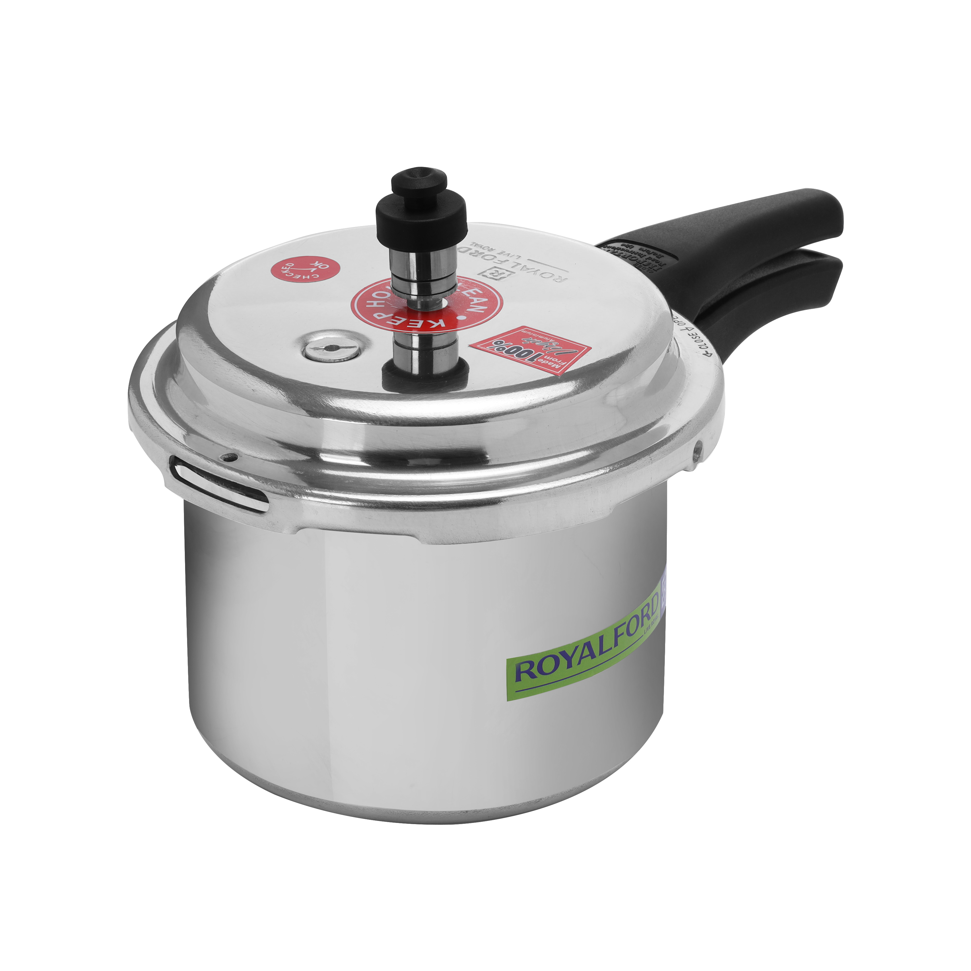Order Royalford 3L Aluminium Induction Base Pressure Cooker