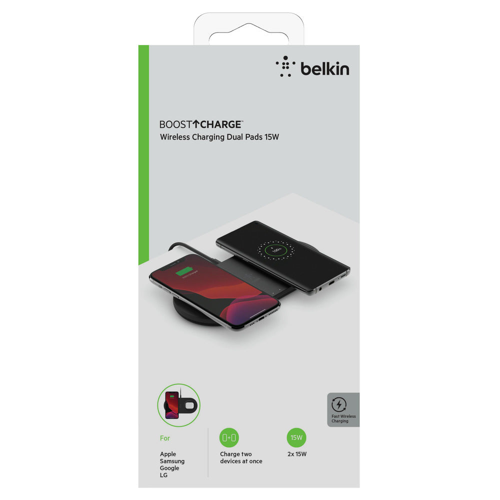 15w Wireless Belkin Dual Charging Pad Belkin 15W Dual Wireless
