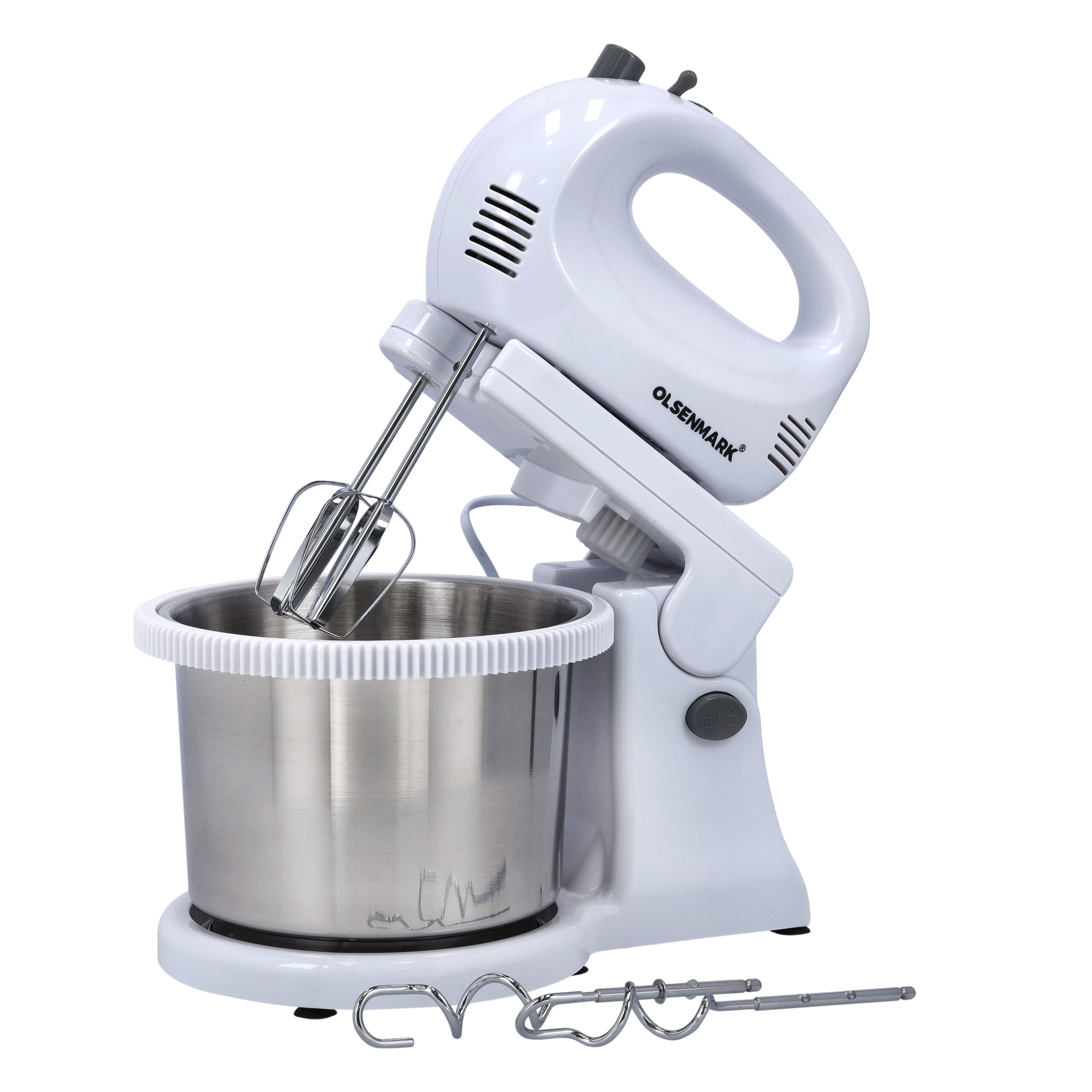 Olsenmark Stand Mixer 300W Powerful Motor 5 Speed Control