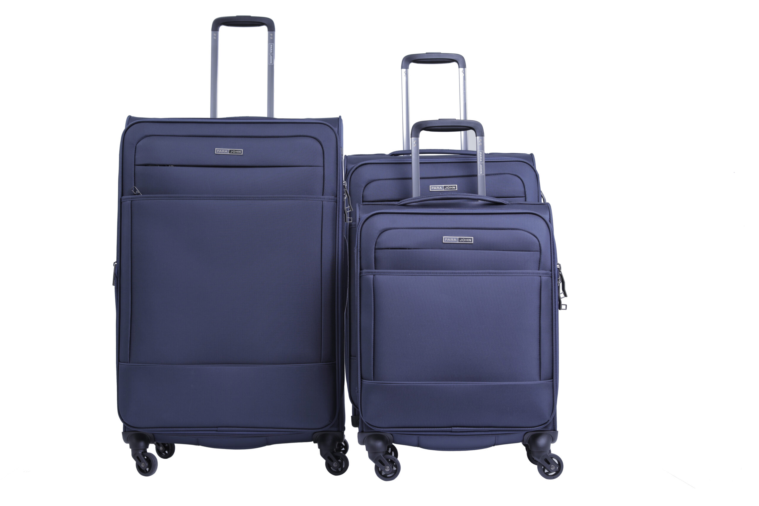 PARA JOHN Travel Luggage Suitcase Set of 3 - Trolley Bag, Carry On Hand ...