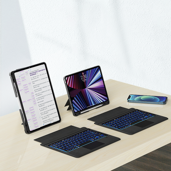 اطلب كيبورد لاسلكي (iPad) 12.9 بوصة - أسود WIWU MAG TOUCH IPAD KEYBOARD  CASE FOR 12.9" | Jomla.ae