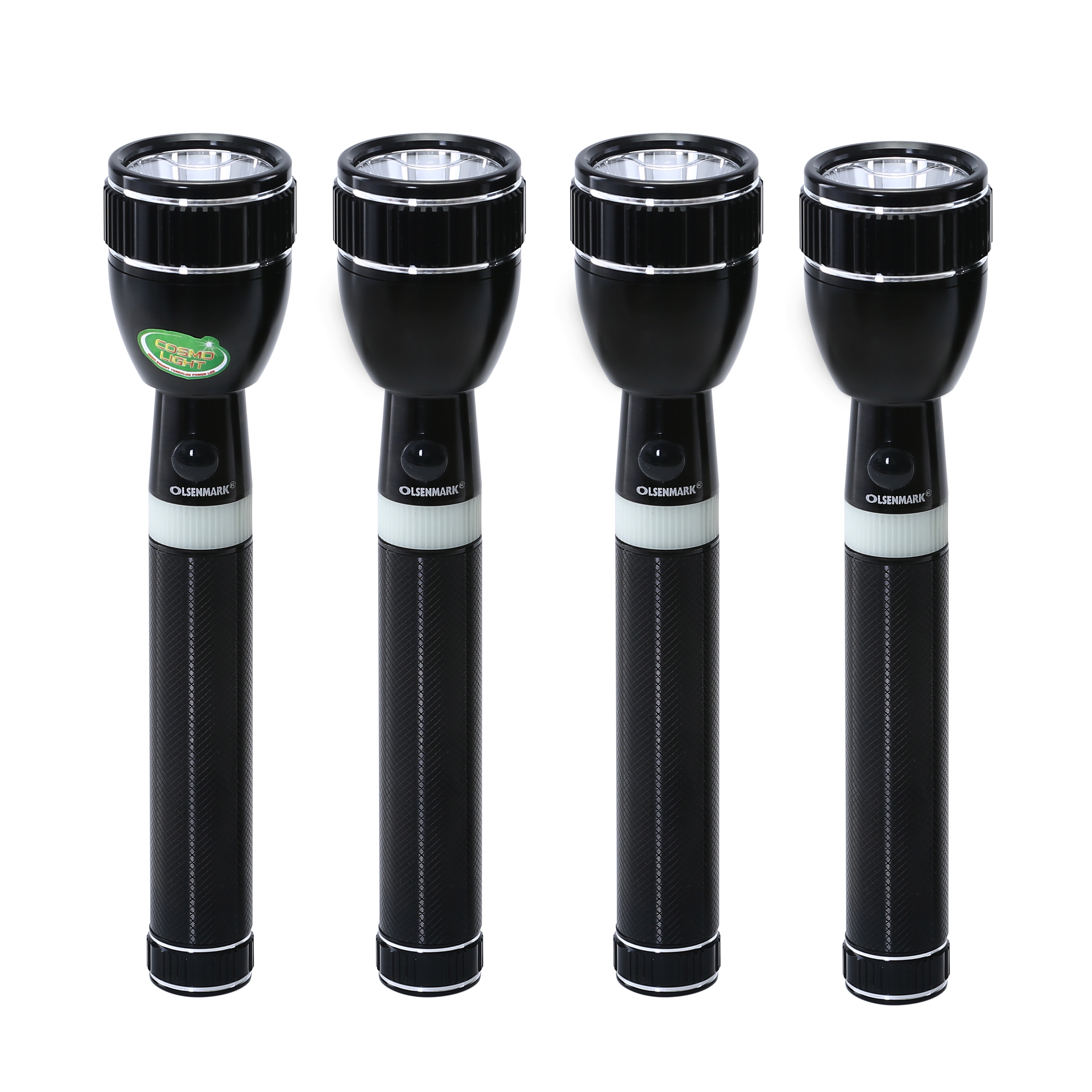 Order Olsenmark Rechargeable Led Flashlight, 4Pc- Super Bright