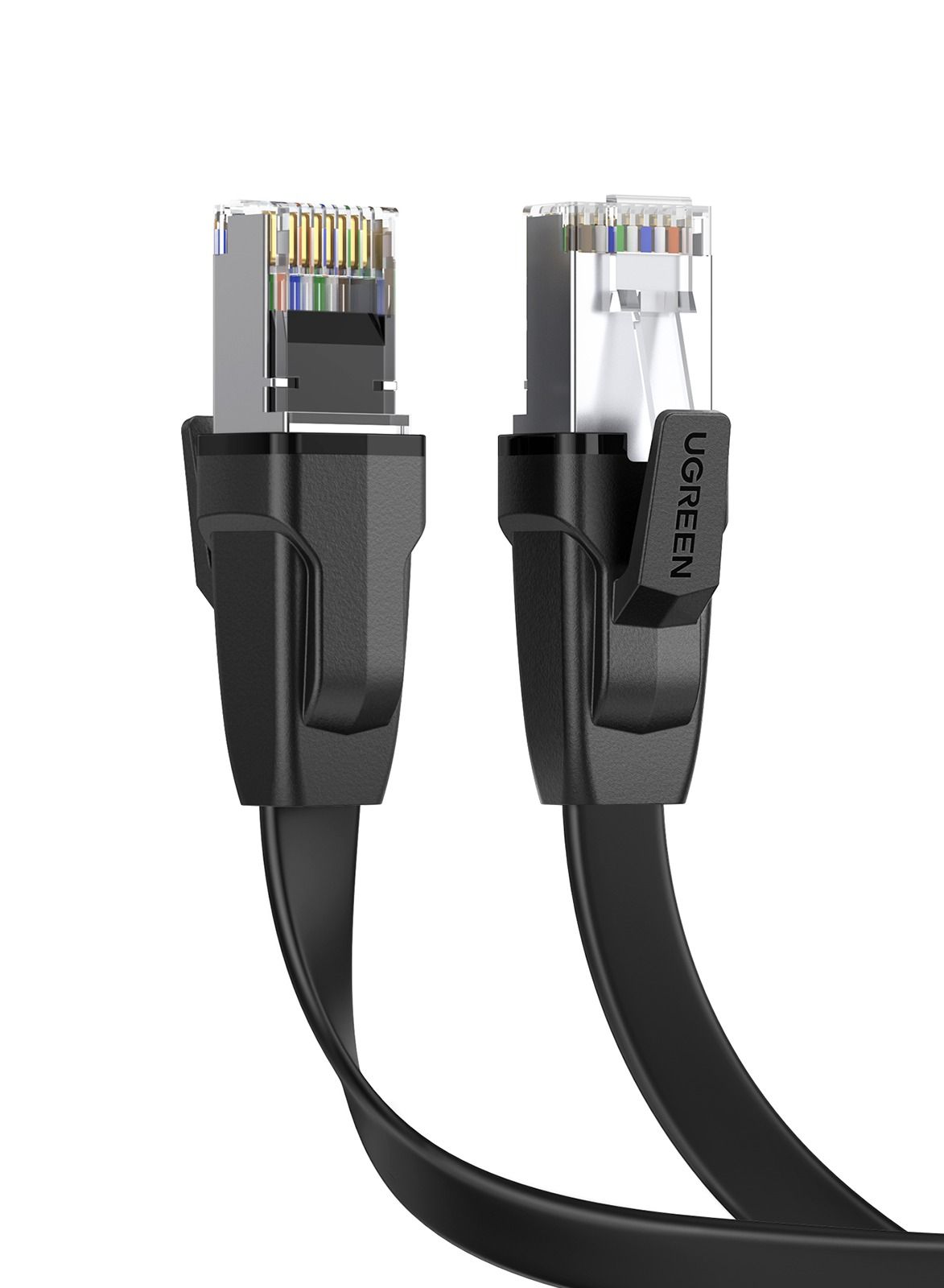 اطلب كيبل ايثرنت ( 40 جيجابت / الثانية ) - اسود UGREEN - Cat 8 Ethernet ...