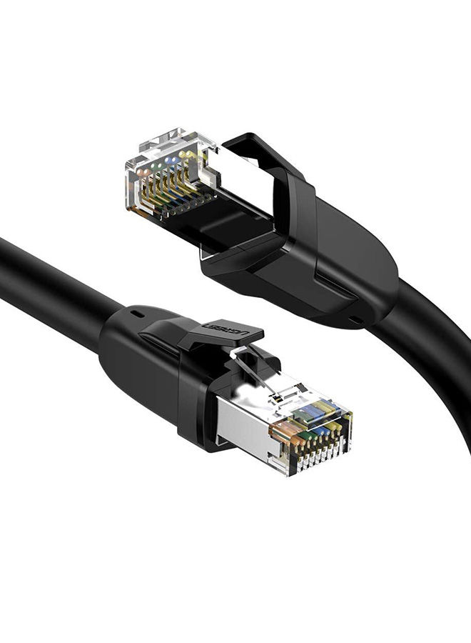 اطلب كيبل كات 8 - أسود UGREENEthernet Cable CAT 8 40Gbps 2000MHz PoE ...