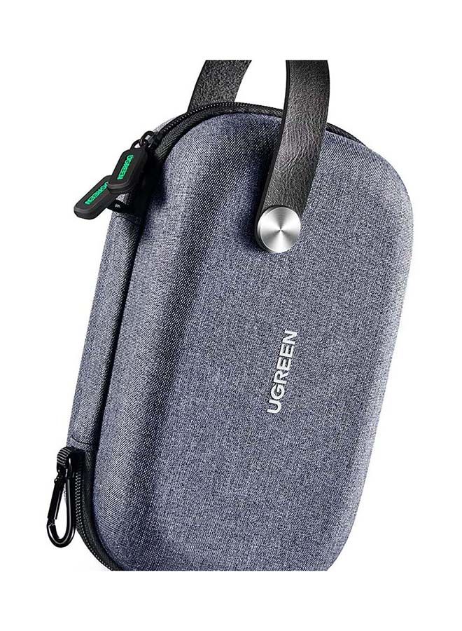 UGREEN Travel Carry Hard Case Cable Tidy Storage Box Pouch grey