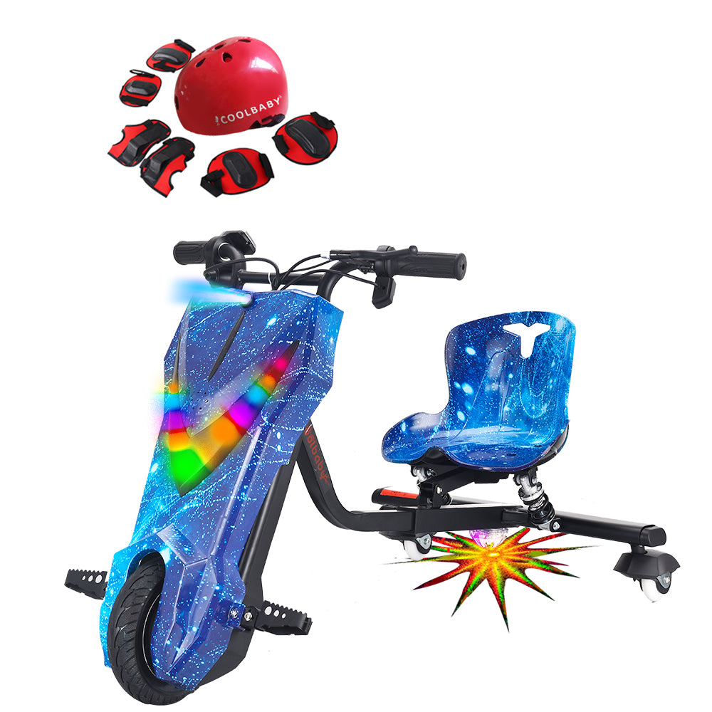 Cool Baby COOLBABY DP3DS 36V Electric Drifting Trike Scooter Shock Absorption 360 Degree Drift