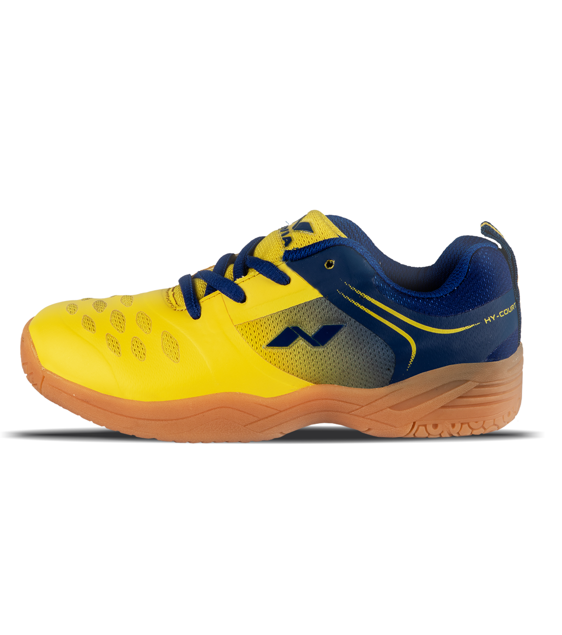 Order NIVIA HY-COURT KIDS BADMINTON SHOE – YELLOW,SIZE-01 Now