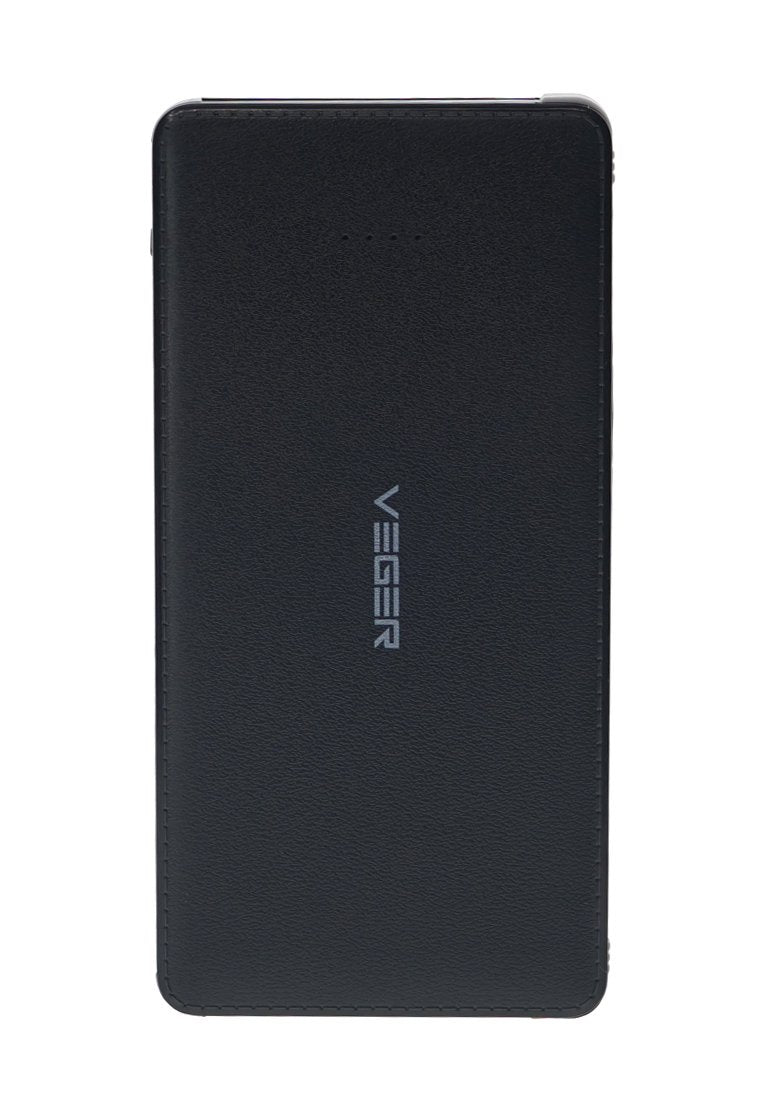 اطلب باور بانك 12000 ميلي أمبير أسود رمادي Veger Power Bank for