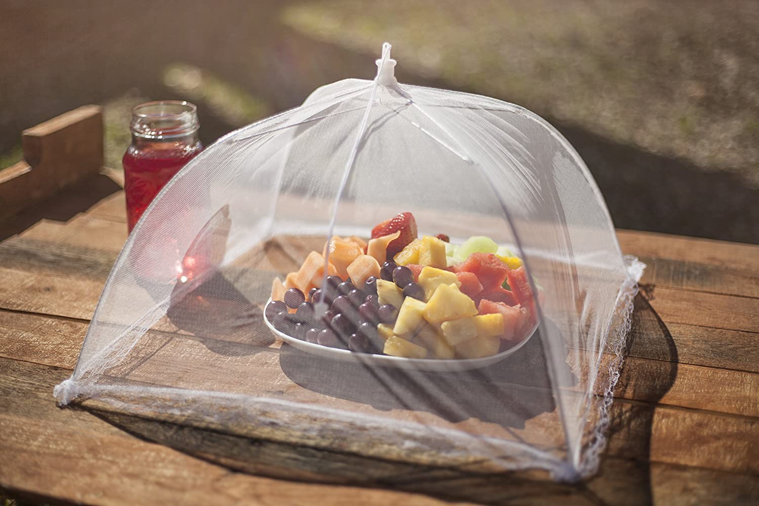 Outdoor food covers clearance mesh